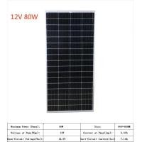 ราคา แผงโซลาร์เซลล์ monocrystalline solar cell 12V 50W 80W 100W solar panel (21715582424)