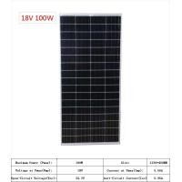 ราคา แผงโซลาร์เซลล์ monocrystalline solar cell 12V 18V 50W 80W 100W solar panel (21715600376)