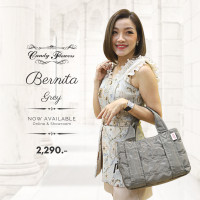 ราคา Candy Flowers กระเป๋าถือทรงช็อปปิ้ง รุ่น Bernita S มีสายสะพายยาว อเนกประสงค์ สไตล์เกาหลี ญี่ปุ่น (20878174392)