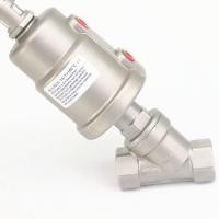 ราคา 1 2 3 4 1 BSPT Female 304 Stainless Actuated Pneumatic Angle Seat Steam Valve With New Type Stainless Head (20087807835)