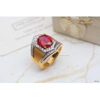 ราคา ManeeNopparut มณีณพรัช แหวนชาย ทับทิม แต่งเพชรCZ รุ่น RMM35 (637962958)