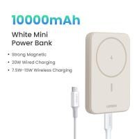 ราคา UGREEN 5000 10000MAh PD 20W แบตสำรอง USB Type C ที่ชาร์จไร้สายแม่เหล็กแบบพกพารองรับ iPhone Samsung Pixel iPad (21419111915)