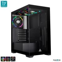 ราคา เคสคอมพิวเตอร์ Tsunami Adventure X Pro Panorama Gaming Case with 1266 ARGB Cooling Fan X3 รับประกันสินค้า 1 ปี (21676070281)