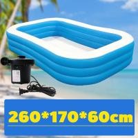 ราคา เล่นได้ทั้งครอบครัว สระน้ำเป่าลม สระน้ำ Swimming Pool 3 m 3 ชั้น สระน้ำขนาดใหญ่ PVC สระว่ายน้ำเป่าลม สระน้ำเด็ก สระเป่าลม อ่างน้ำเป่าลม ของเล่นเด็ก สระน้ำครอบครัว (21543892584)