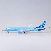 ราคา Etihad Airlines Boeing 787 Dreamliner Manchester City FC Livery Aircraft Model with LED Cabin Cockpit Lights High Quality (21620848522)