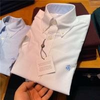 ราคา U S A Brooks Brothers Booker Brothers เสื้อเชิ้ตผู้ชายธุรกิจลำลอง Oxford ปั่นผ้าฝ้ายแขนสั้นที่ไม่ใช่เหล็กของแท้ (16061542932)