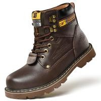 ราคา HOT Caterpillar รองเท้าหนัง รองเท้าหัวเหล็ก รองเท้าทำงาน รองเท้านิรภัย (19742907391)