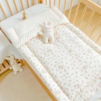 ราคา ที่นอนเด็กแรกเกิดผ้าคอตตอนอบอุ่นนุ่มเตียงเด็กทารกเบาะปูรองซักได้ที่นอนเด็กอนุบาล60 120ซม (21228407490)