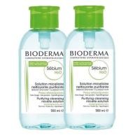 ราคา Bioderma Sebium H2O 500ml x 2 ฝาปั๊ม คลีนซิ่งไบโอเดอร์มาสูตรไมเซล่า สำหรับผิวมัน ผิวผสม เป็นสิวง่าย (6475918461)