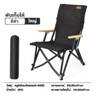 ราคา เก้าอี้แคมป์ปิ้ง เก้าอี้อลูมิเนียม เก้าอี้สนาม ปิคนิค รุ่นปรับได้4ระดับ ขาตั้งอลูมิเนียมลายไม้ พับได้ แบบพกพา กลางแจ้ง (21683065402)
