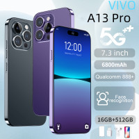ราคา VIVQ A13 PRO สมาร์ทโฟน 7 3 นิ้ว RAM 16GB ROM 512GB โทรศัพท์นักเรียนกล้อง HD สมาร์ทโฟน Android 6800mAh อายุการใช้งานแบตเตอรี่ยาวนานโทรศัพท์ราคาถูก (21199108373)