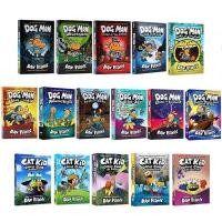 ราคา 16 books set Dog Man Detective Dog Series Comic Book Childrens Extracurricular English Reading Comic Story Novel Book (21635830154)