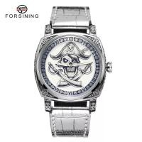 ราคา ต้นฉบับ Forsining นาฬิกาการออกแบบแฟชั่นพื้นผิวอัตโนมัติวิศวกรรมนาฬิกาข้อมือหนังที่มีคุณภาพสูงนาฬิกาผู้ชาย (19771609497)