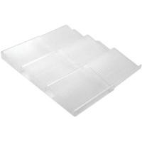 ราคา 3 Tier Spice Rack Tray Plastic Drawer Organizer Kitchen Sauce Bottle Holder Cabinet Can Expanded Drawer Organizer for Spice Jar (12245835815)