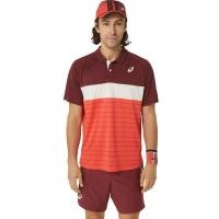ราคา ASICS MEN COURT POLO SHIRT MEN CPS เสื้อ ผู้ชาย เสื้อ เสื้อคอกลม ของแท้ RED SNAPPER (21369632040)