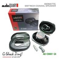 ราคา AUDIO QUART ลำโพง6X9นิ้ว แกนร่วม 3ทาง กำลังขับ 480Watts 125W RMS AUDIO QUART รุ่น GX Series AQ CX691 GX NEW 1 คู่ (776852691)
