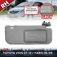 ราคา ของแท้ ที่บังแดด มีกระจก รุ่น โตโยต้า วีออส TOYOTA VIOS ปี 2007 2012 YARIS ปี 2006 2009 สีเทา (19622340984)