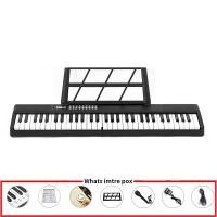 ราคา เปียโนอัจฉริยะลำโพงคู่แบบพกพา เปียโนพับได้ 61 88 คีย์ ผู้เริ่มเรียนใหม่เปียโนอิเล็กทรอนิกส์พกพา เปียโนดิจิตอล (21731390603)