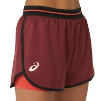 ราคา ASICS WOMEN MATCH SHORT WOMEN CPS กางเกง ผู้หญิง กางเกง กางเกงขาสั้น ของแท้ ANTIQUE RED (21369581240)