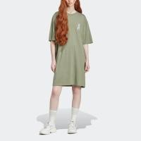 ราคา adidas ไลฟ์สไตล์ ชุดกระโปรงเสื้อยืด adidas Originals x Moomin ผู้หญิง สีเขียว IB9979 (21454312065)