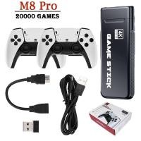 ราคา game stick เกมต่อทีวี เกมคอนโซลวิดีโอเกมครอบครัว ฟรีเมมโมรี่การ์ด 64Gb 10000เกมส์ รองรับ 4K HDMI การต่อสู้ผู้เล่นสองคน (21559595573)