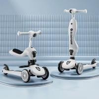 ราคา สกู๊ดเตอร์เด็ก สกู๊ดเตอร์ 3 ล้อ ล้อมีแฟลช พับเก็บง่าย Scooter มีเพลง ปรับความสูงได้ 4 ระดับ รถเข็นเด็ก สกูตเตอร์เด็กมีไฟ ของเล่นเด็ก เหมาะสำหรับ 1 12 ปี (21724702886)