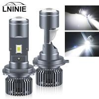 ราคา ของแท้ H4 รุ่นใหม่2024 1คู่ หลอดไฟหน้าLedมินิโปรเจคเตอร์ รุ่น H4 ไฟหน้าLED Mini Projector หลอดไฟ H4 (21605335346)