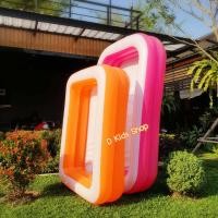 ราคา Smile Kids สระน้ำขนาดใหญ่ สระน้ำเป่าลม ขนาด 262 175 50 cm สระน้ำครอบครัว (18117449206)