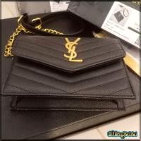 ราคา กระเป๋าสะพาย มาพร้อมกล่อง ถุงผ้า ใบเซอร์ งานหนังคาเวียร์งาน Mirror ขนาด8 นิ้ว (13268817184)