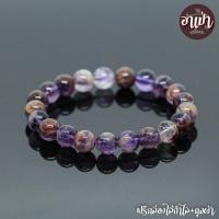 ราคา อาเป่า หินโป่งข่ามอเมทิสต์ หินอเมทิสต์แก้วปวกแดง Phantom Amethyst ขนาด 10 มิล คัดหิน พลอยจำปาศักดิ์ พลอยสีดอกตะแบก หินแห่งการบำบัดปัดเป่า (701784822)