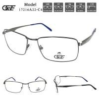 ราคา กรอบแว่นตา GEZE METAL รุ่น 17216A22 C4 เต็มกรอบสีเทา Vintage โลหะ น้ำหนักเบา ใส่สบาย แว่นตาแฟชั่น มีบริการตัดเลนส์สายตา ราคาถูก (403528084)