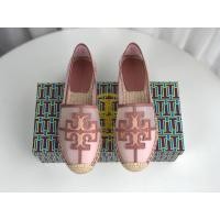 ราคา Tory burch TB womens mesh stitched fishermans shoes Flat Shoes Boat Shoes Loafers (16940059163)