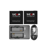 ราคา SJCAM อุปกรณ์เสริมกล้องแอคชั่นแคมเมรา แบตเตอรี่สำรองที่ชาร์จแบตเตอรี่คู่เข้ากันได้กับ SJCAM SJ4000 SJ5000 SJ6 SJ8 SJ10กล้องแอคชั่นแคมเมรา (19561354451)