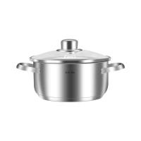 ราคา NEW ARRIVAL Simplus หม้อซุปสแตนเลส 304 16 20 24 ซม Cookware Set (21053227711)