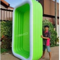 ราคา DK สระน้ำเป่าลมสี่เหลี่ยมครอบครัว 200x150x50 cm ฮอต สระน้ำ สระน้ำเด็ก (21462899677)