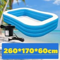 ราคา เล่นได้ทั้งครอบครัว สระน้ำเป่าลม สระน้ำ Swimming Pool 3 m 3 ชั้น สระน้ำขนาดใหญ่ PVC สระว่ายน้ำเป่าลม สระน้ำเด็ก สระเป่าลม อ่างน้ำเป่าลม ของเล่นเด็ก สระน้ำครอบครัว (21543892583)