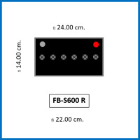 ราคา แบตเตอรี่รถยนต์ FB S600L R MF 45 Ah พร้อมใช้ ไม่ต้องเติมน้ำ สำหรับรถเก๋ง 1600cc (14559121129)