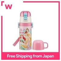 ราคา กระบอกน้ำสเก็ต2ทางสแตนเลสเด็กพร้อมแก้วแบบมีหลอดขนาด350มล เจ้าหญิงดิสนีย์22 SKCP3 A เด็กผู้หญิง (20724826607)