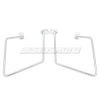 ราคา W400 W650 W800 Motorcycle Solid Steel Saddlebag Support Bracket Side Mount Trunk Bag Holder For Kawasaki W 400 650 800 (19938385055)