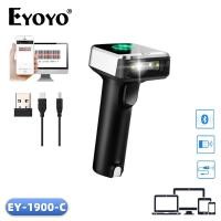 ราคา Eyoyo บาร์โค้ดสแกนเนอร์บลูทู ธ Cradle 2 4G Wireless USB Wired 1D Wireless Barcode Reader LCD Screen Scanning สำหรับโทรศัพท์ แท็บเล็ต Android PC (19214943262)