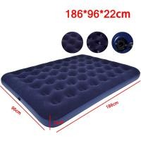 ราคา เตียงคู่ คิงไซส์ Inflatable Bed Inflatable ที่นอน Inflatable ที่นอน Inflatable แบบพกพานี้ บ้าน เตียงเดี่ยวคู่ Inflatable ชั้นแฉเต็นท์ Outdoor Inflatable Bed Thicken Lazy Camping Equipment พับ Inflatab