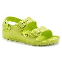 ราคา Birkenstock รองเท้าแตะรัดส้น เด็กผู้ชาย รุ่น Milano สี Active Lime 1024606 narrow (21466089937)