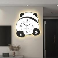ราคา นาฬิกาติดผนังผู้มีชื่อเสียงอินเทอร์เน็ตนาฬิกาของตกแต่งแฟชั่นบ้านห้องนั่งเล่นและนาฬิกาลายแพนด้านาฬิกาแขวนผนังที่แขวนผนังเรียบง่ายเรืองแสงหรูหรา (21643671180)
