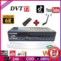 ราคา กล่องรับสัญญาณดิจิตอลทีวี DVB T2 ยี่ห้อ AJ 1080p HDMI USB รีโมท แถมเสาอากาศ โหลดหนังดูได้ เสียบไมโครโฟน สำหรับร้องคาราโอเกะได้ รับประกันของแท้ 100 (21468120478)