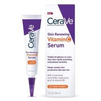 ราคา CERAVE Skin Renewing Vitamin C Serum 30ml Skin rejuvenation serum Reveal bright skin Revitalizes the skin barrier (21638850879)