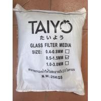 ราคา Taiyo Recycled White Glass Filter Media สารกรองแก้ว (20221383417)