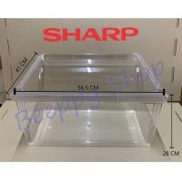 ราคา กล่องใส่ผักในตู้เย็น กล่องผัก กล่องแช่ผัก ตู้เย็น Sharp ชาร์ป รุ่น SJ P46S P50S D46N D49N P47N P51N ของแท้ (10331235762)