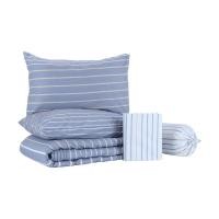 ราคา INDEX LIVING MALL ชุดผ้าปู รุ่นคาร์ล ขนาด 5 ฟุต 6 ชิ้น ชุด สีเทา ขาว (21434543480)