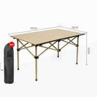 ราคา โต๊ะพับอลูมิเนียม โต๊ะพับได้ โต๊ะพับแคมป์ปิ้ง Folding table แบบพกพา อลูมิเนียม กลางแจ้ง ในร่ม แคมป์ปิ้ (21215089444)