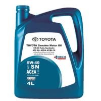 ราคา น้ำมันเครื่องโตโยต้าสังเคราะห์แท้5w40ขนาด4ลิตรแถมแหวนแท้1ตัว (8864849769)